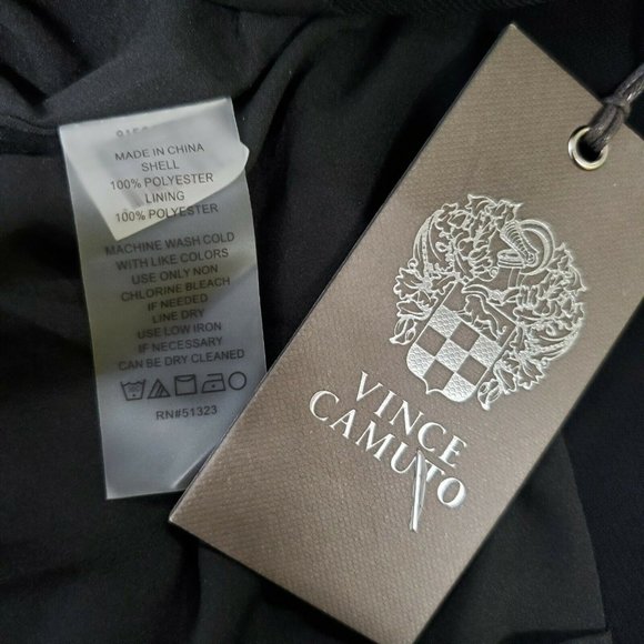 VINCE CAMUTO Black Ruffle Crepe Miniskirt - Picture 8 of 9
